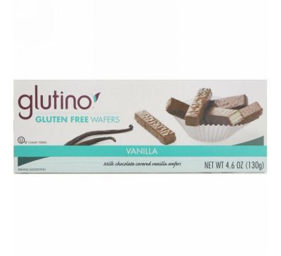 Glutino, Gluten Free Wafers, Vanilla, 4.6 oz (130 g)