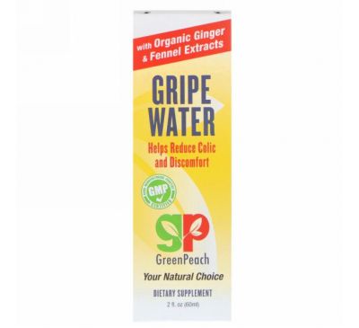 GreenPeach, Gripe Water, 2 fl oz (60 ml)