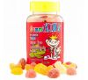 GummiKing, Мультивитамины для детей без сахара, 60 жевательных таблеток