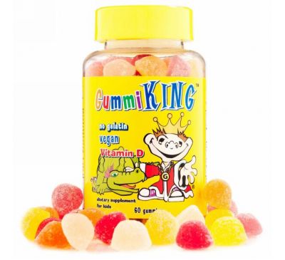 GummiKing, Витамин D, 60 гамми