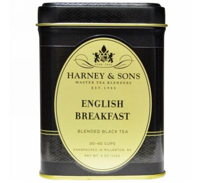 Harney & Sons, Смесь черного чая "Английский завтрак", 4 унции (112 г)