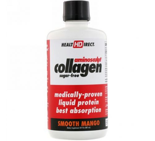 Health Direct, Amino Sculpt Collagen, Smooth Mango, 30 fl oz (887 ml)
