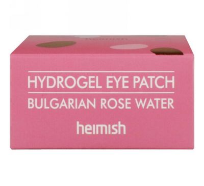 Heimish, Гидрогелевый патч для глаз, болгарская розовая вода, 60 шт.