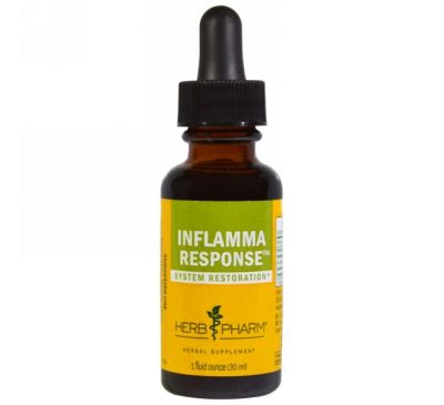 Herb Pharm, Inflamma Response (противовоспалительное средство), 1 жидкая унция (30 мл)