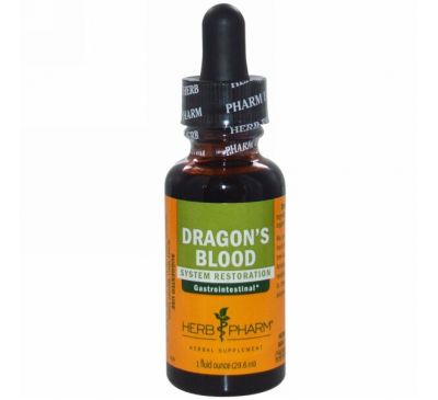 Herb Pharm, "Кровь дракона" жидкий экстракт, 1 жидкая унция (29,6 мл)