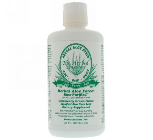 Herbal Answers, Inc, Алоэ Herbal Aloe Force, 33,8 жидких унции (1 литр)