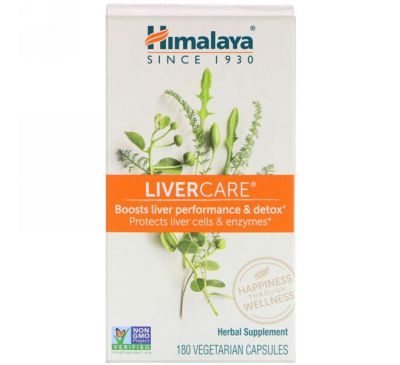 Himalaya, Liver Care, 180 вегетарианских капсул