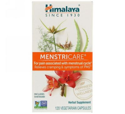 Himalaya, MenstriCare, 120 вегетарианских капсул