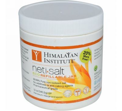 Himalayan Institute, Нети • Соль, экологическая упаковка, 12 унций (340,2 г)