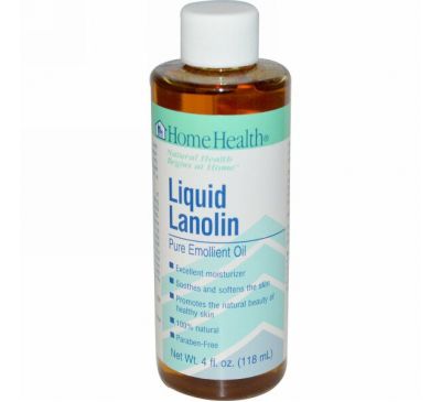 Home Health, Жидкий ланолин, 4 жидких унций (118 мл)