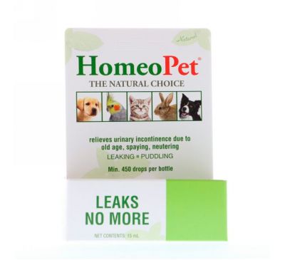 HomeoPet, Leaks No More, 15 мл