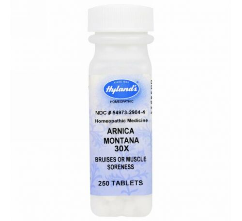 Hyland's, Арника горная (Arnica montana) 30X, 250 таблеток