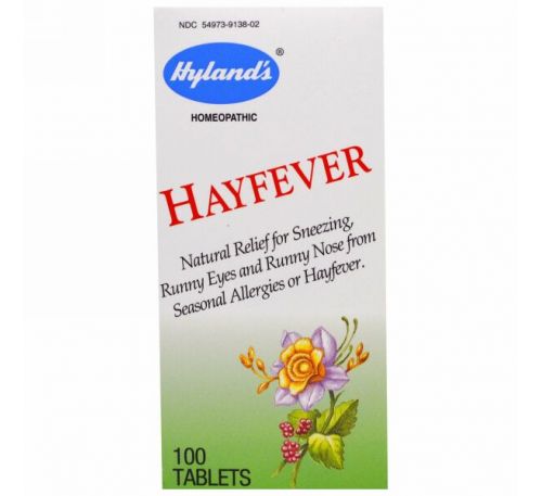 Hyland's, От аллергии на пыльцу 100 таблеток