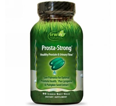 Irwin Naturals, Prosta-Strong, 90 мягких желатиновых капсул с жидкостью