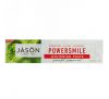 Jason Natural, PowerSmile, паста для защиты от зубного налета с эффектом отбеливания, перечная мята, 170 г