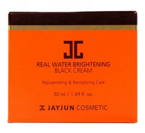 Jayjun Cosmetic, Черный крем, усиливающий сияние кожи, на водной основе, 1,69 унц. (50 мл)