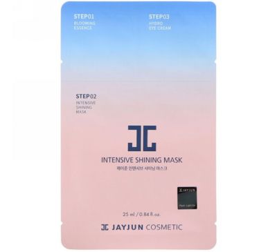 Jayjun Cosmetic, Интенсивная маска, усиливающая сияние кожи, 1 маска, 0,84 унц. (25 мл)