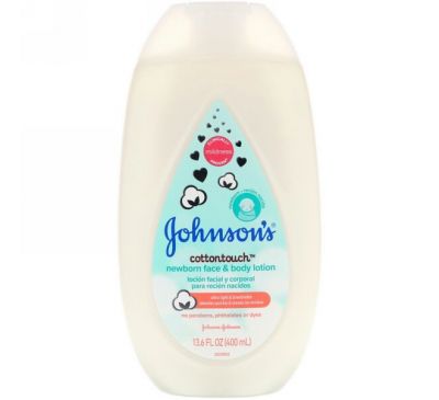 Johnson's, Cottontouch, Newborn Face & Body Lotion, 13.5 fl oz (400 ml)