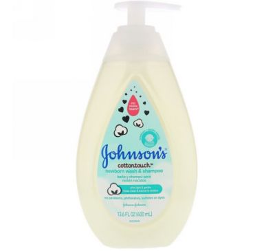 Johnson's, Newborn Wash & Shampoo, 13.6 fl oz (400 ml)