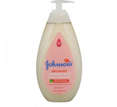 Johnson's, Skin Nourish, Sweet Apple Wash, 16.9 fl oz (500 ml)
