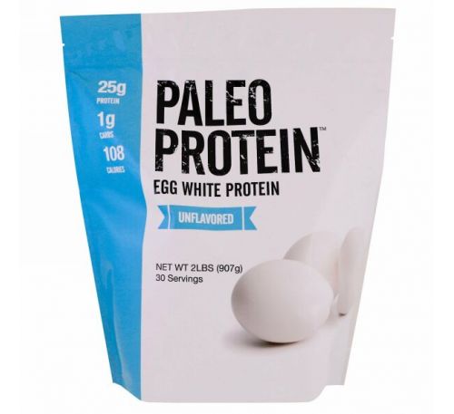 Julian Bakery, Paleo Protein, протеин яичного белка, без аромата, 2 фунта (907 г)