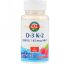 KAL, D-3 K-2, Red Raspberry, 1000 IU / 45 mcg MK-7, 60 Micro Tablets KAL, D-3 K-2, Red Raspberry, 1000 IU / 45 mcg MK-7, 60 Micro Tablets