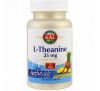 KAL, L-теанин, ActivMelt, ананасовая мечта, 25 мг, 120 микротаблеток
