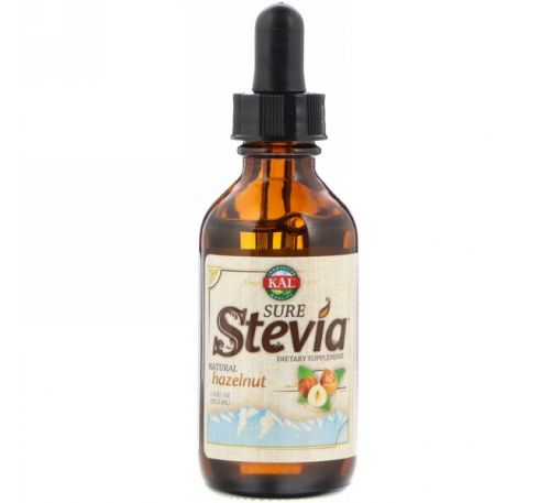 KAL, Sure Stevia, Natural Hazelnut, 1.8 oz (53.2 ml)