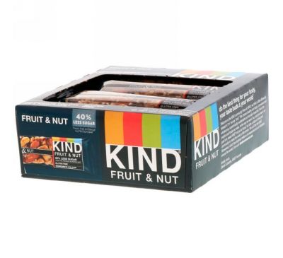 KIND Bars, Fruit & Nut Bar, 12 Bars, 1.4 oz (40 g) Each