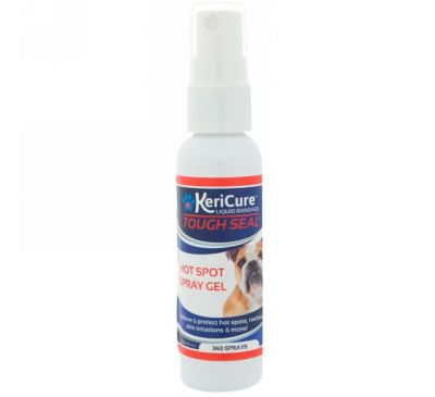 KeriCure, Tough Seal, воздействие на очаг заболевания, гель для любых животны, 2 ж. унц. (55 мл)