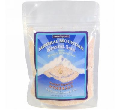 Klamath, Минеральная горная кристаллическая соль, 17,6 унции (500 г)