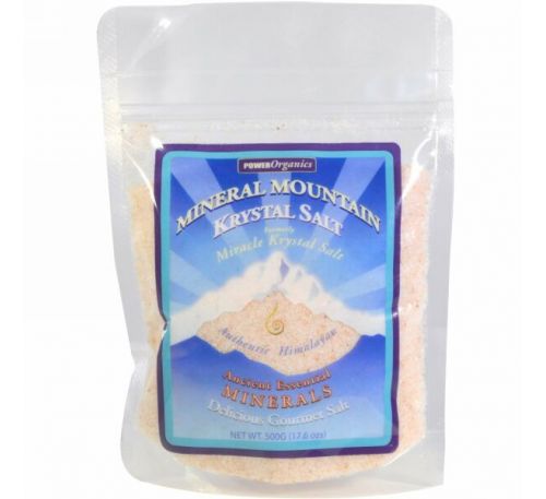 Klamath, Минеральная горная кристаллическая соль, 17,6 унции (500 г)