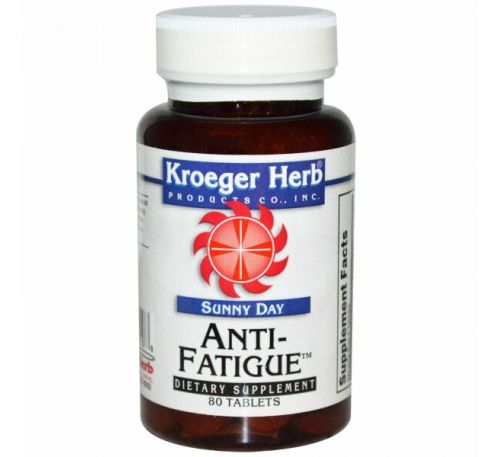 Kroeger Herb Co, Солнечный день, здоровые клетки, 80 таблеток