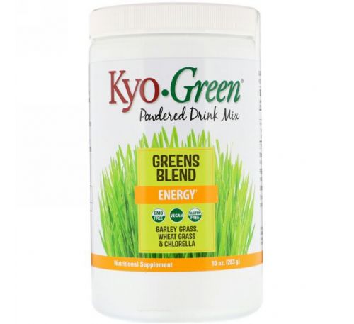 Kyolic, Kyo-Green, сухая смесь для напитка, 10 унций (283 г)