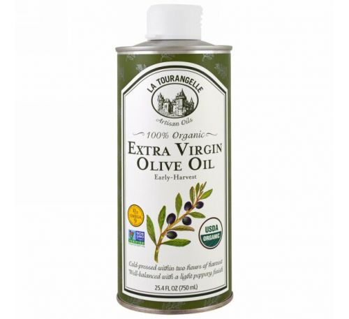 La Tourangelle, 100% органическое оливковое масло экстра вирджин, 25,4 жидк. унции (750 мл)