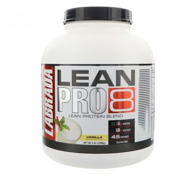 Labrada Nutrition, Lean Pro8, Vanilla, 5 lbs (2268 g)