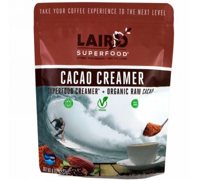 Laird Superfood, Заменитель сливок Cacao Creamer, 8 унц. (227 г)
