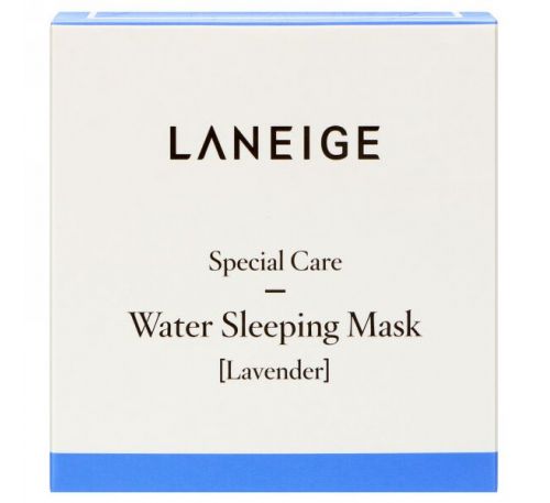 Laneige, Особый уход, ночная увлажняющая маска с лавандой, 70 мл