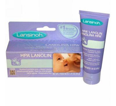 Lansinoh, HPA ланолин, 1.41 унций (40 г)