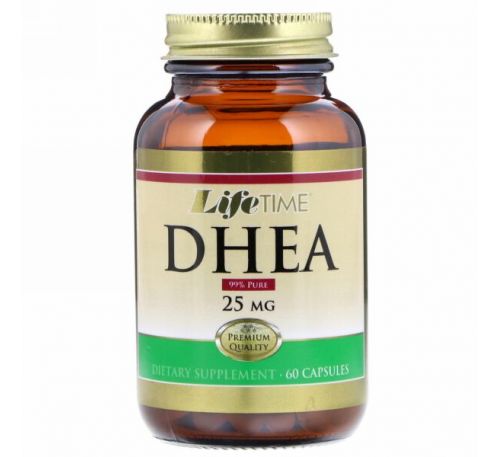 LifeTime Vitamins, DHEA, 25 mg , 60 Capsules