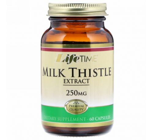 LifeTime Vitamins, Milk Thistle Extract, 250 mg , 60 Capsules