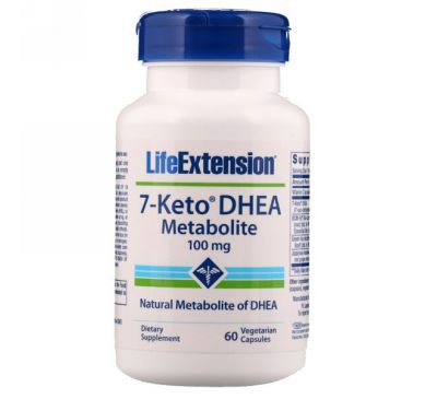 Life Extension, 7-Кето, Метаболит ДГЭА, 100 мг, 60 капсул