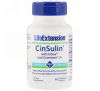 Life Extension, CinSulin с  InSea2 и Crominex 3+, 90 вегетарианских капсул