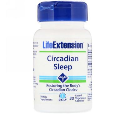 Life Extension, Circadian Sleep , 30 Liquid Vegetarian Capsules