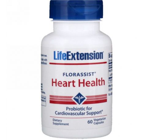 Life Extension, Florassist Heart Health, 60 Vegetarian Capsules