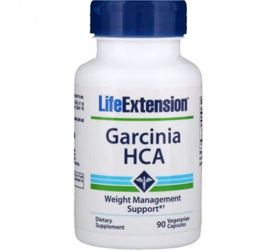 Life Extension, Гарциния ГЛК, 90 растительных капсул