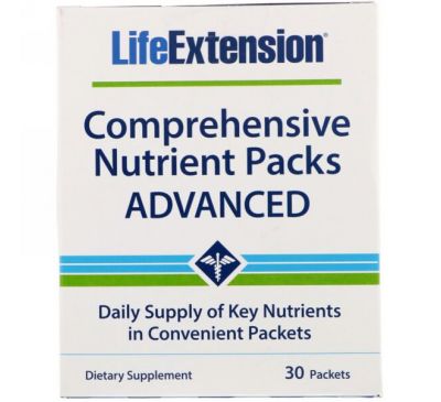 Life Extension, Пакеты полноценных питательных веществ, 30 пакетов