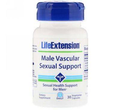 Life Extension, Поддержка сосудистой системы для сексуального здоровья мужчин, 30 вегетарианских капсул