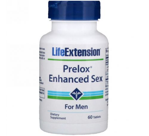 Life Extension, Prelox Enhanced Sex, для мужчин, 60 таблеток