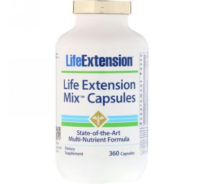 Life Extension, Смешанные капсулы, 360 капсул